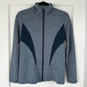 Rossignol‎ Woman's React Fill Zip Merino Midlayer Dark Navy Wool Warm Medium